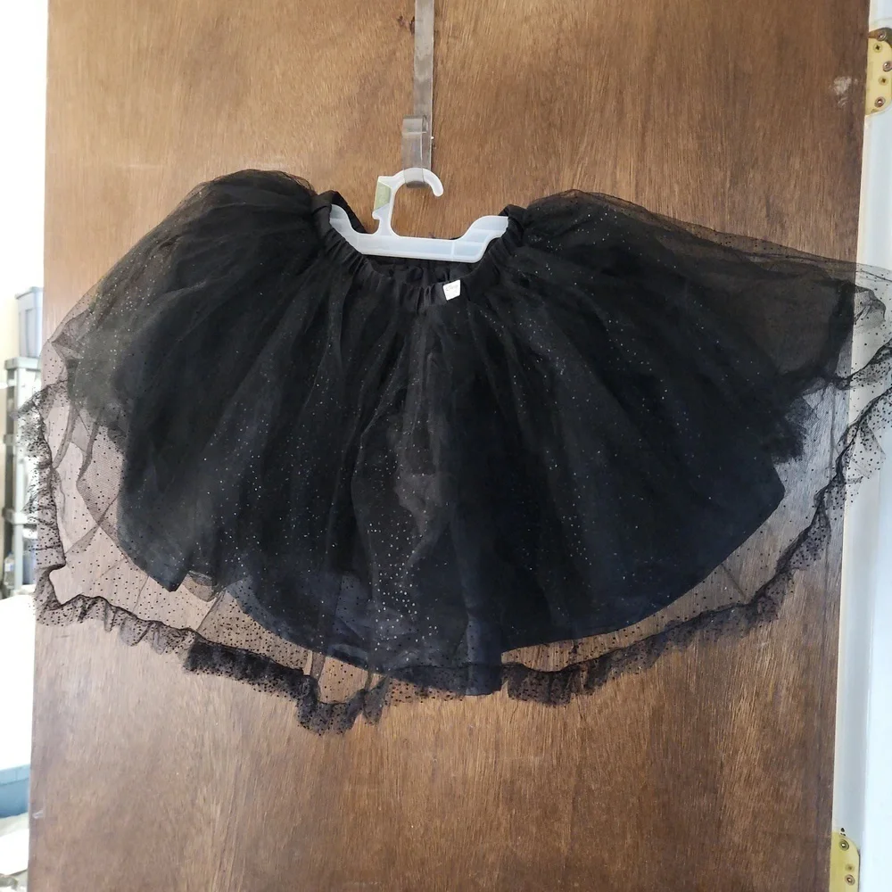 Disney Black sparkle tutu size 7/8 girls